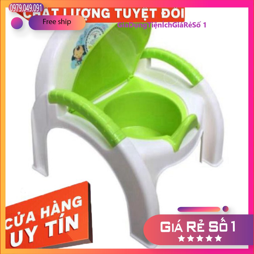 Bô ghế vệ sinh ⚡️FREESHIP⚡️ghế bô cho bé nhựa Việt Nhật (Nhiều màu) -bô đi vệ sinh cho bé siêu cute.