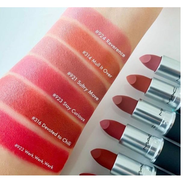 Son Mac - Son môi MAC Powder Kiss Lipstick Moisture Matte Lipstick 3g,MAC Chính Hãng