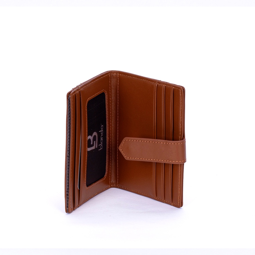 Ví đựng card da bò thật, chất liệu da trơn Nappa, thương hiệu Blanda 8VNBM06