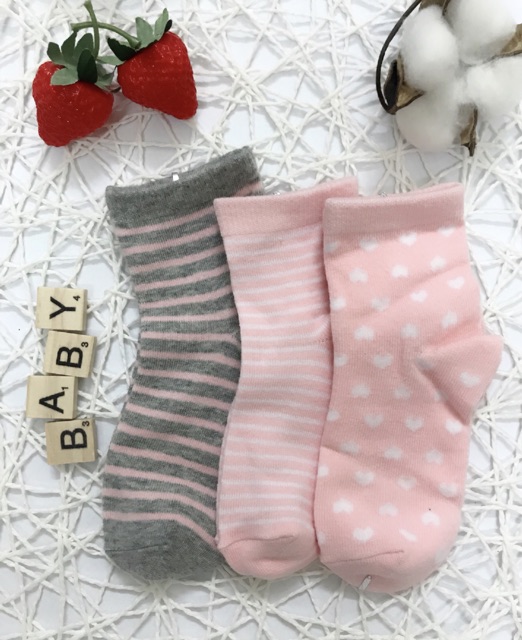 Tất(Vớ) trẻ em, tất bé gái 1-12 tuổi xuất khẩu chất cotton