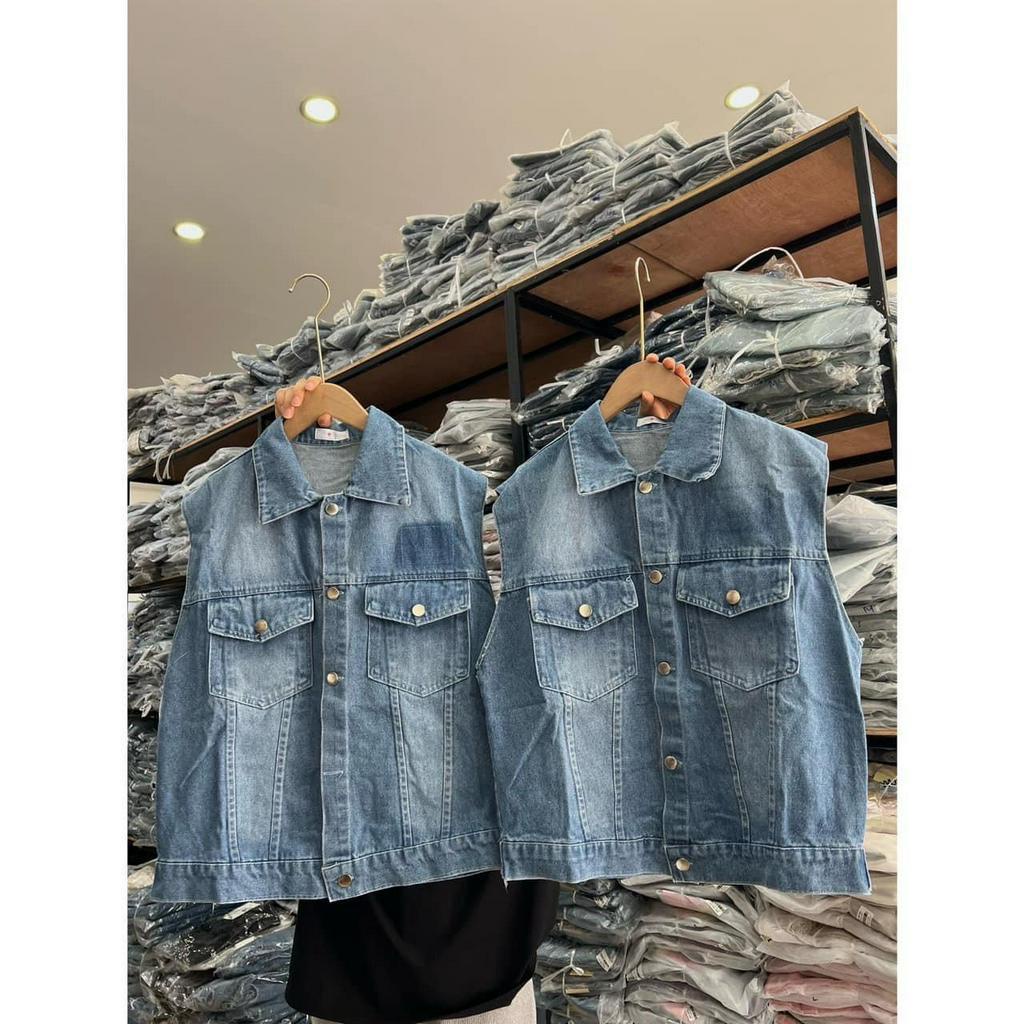 Áo jeans sát nách