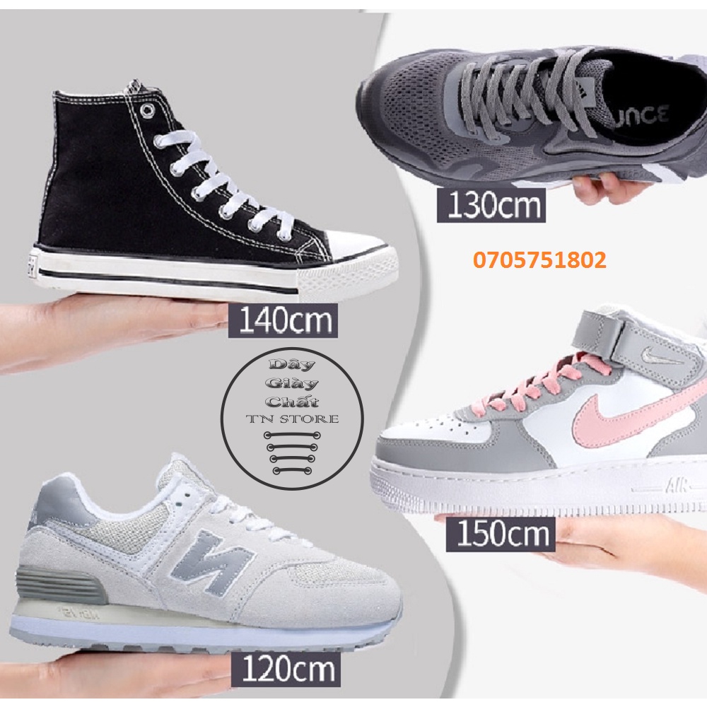 Dây giày dẹt Nike Air, AF, Adidas, Van, Converse kích thước 100CM ( Bán theo cặp)