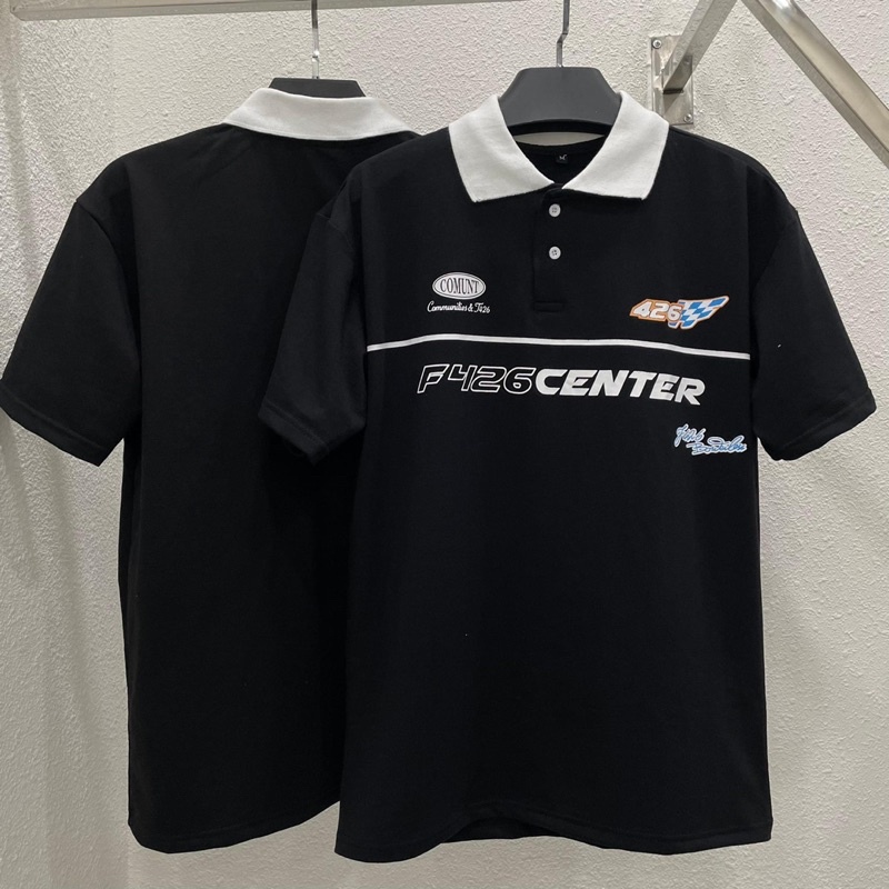 Áo thun polo F426 center áo thun cổ trụ ngắn tay chất cotton cao cấp
