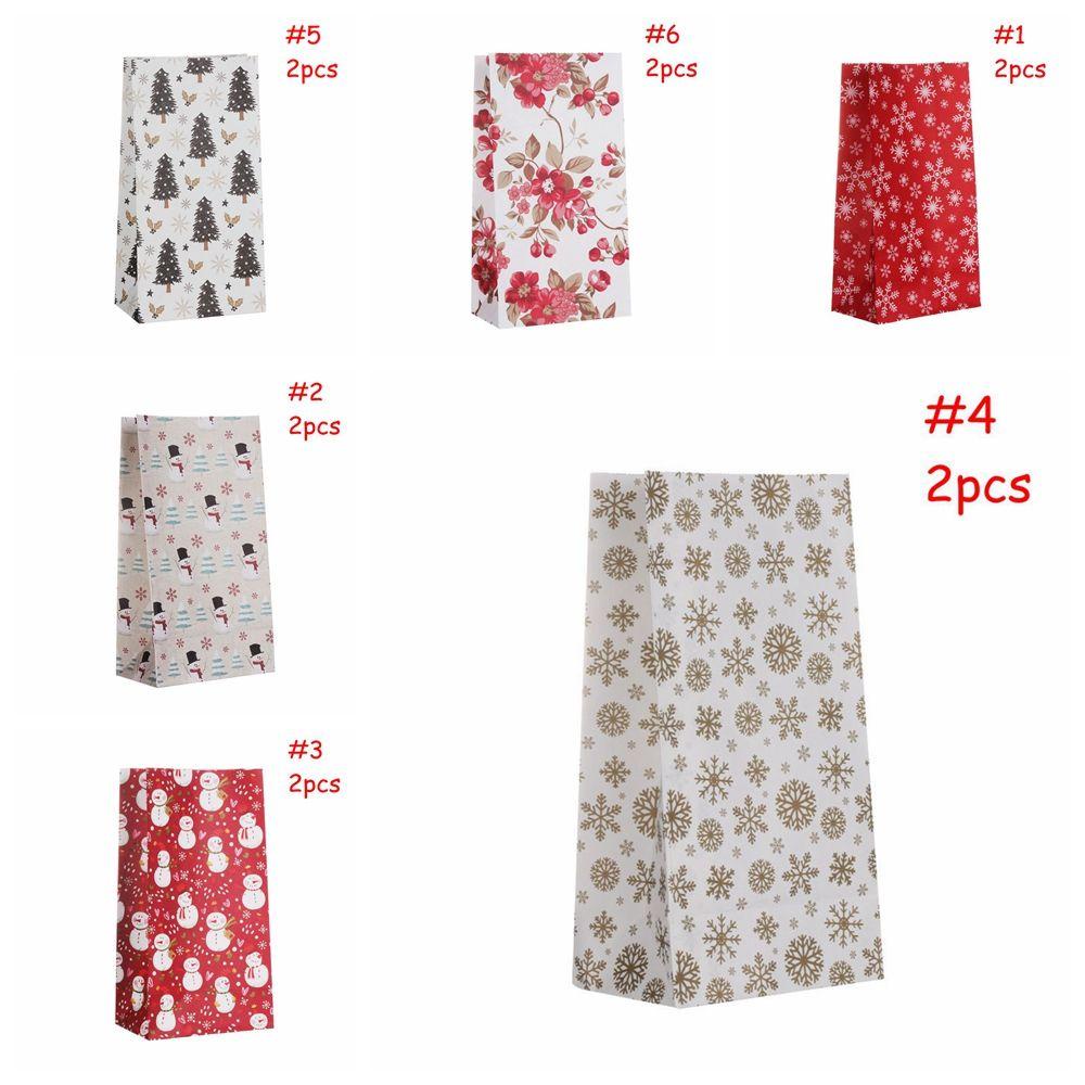 Bộ 2 Túi Giấy Đựng Quà Giáng Sinh Xinh Xắn