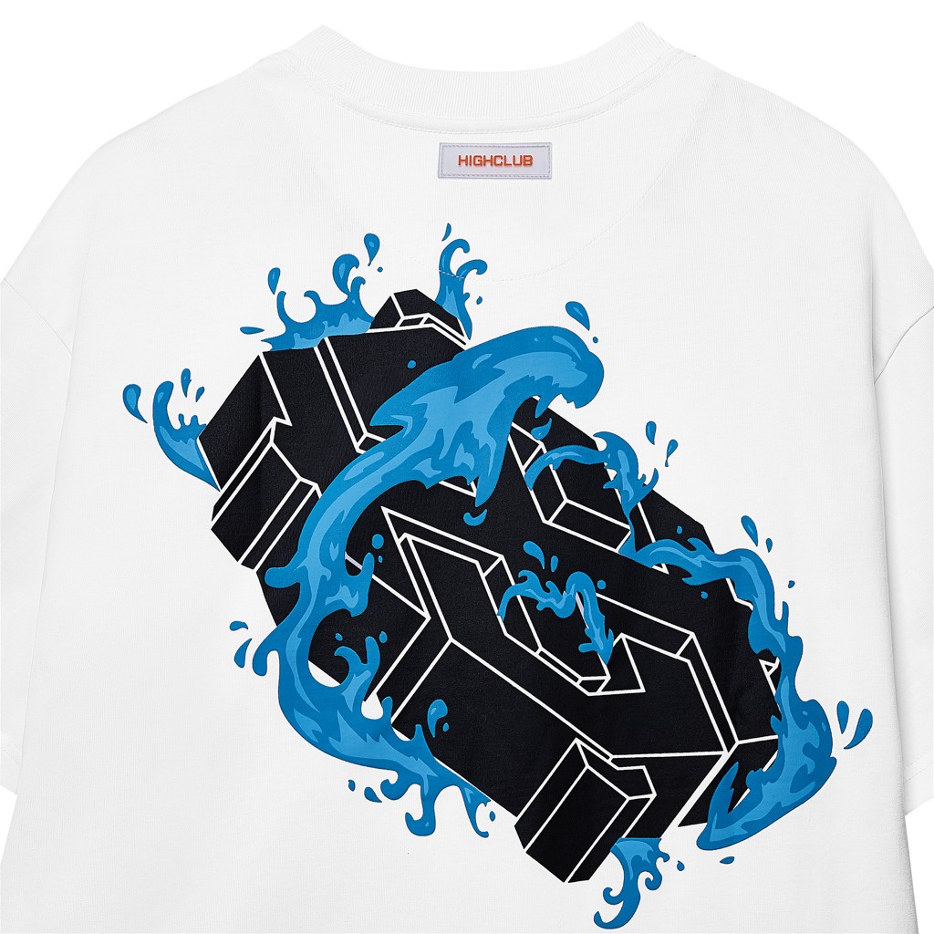 Áo thun Highclub Water Ele - White | BigBuy360 - bigbuy360.vn