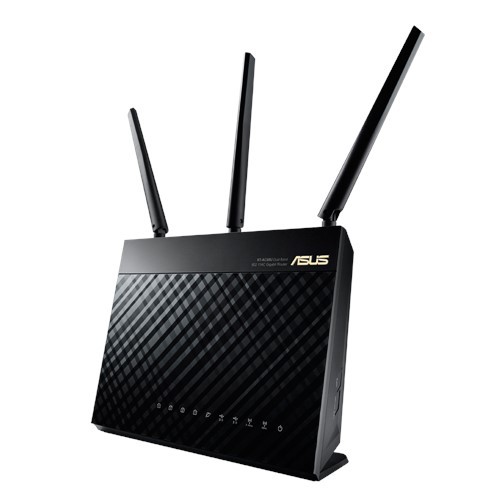 Wifi 2 băng tầng ASUS RT-AC68U (Chuẩn Doanh Nghiệp) Chuẩn AC1900 AiMesh 360 WIFI Mesh