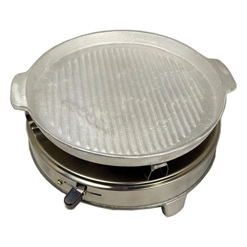 Combo Bếp Cồn Và Chảo Gang Nướng 22cm - BX1513