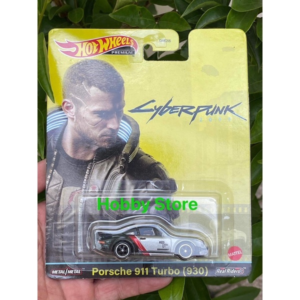 Hobby Store xe mô hình Hot Wheels Premium Cyberpunk Porsche 911 Turbo
