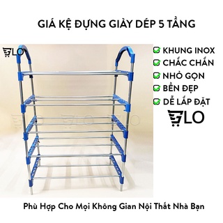 Kệ Inox Để Giày Dép 5 Tầng