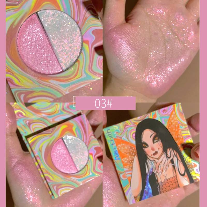 [Hàng mới về] Bảng phấn bắt sáng lấp lánh trang điểm chuyên nghiệp chất lượng cao | BigBuy360 - bigbuy360.vn