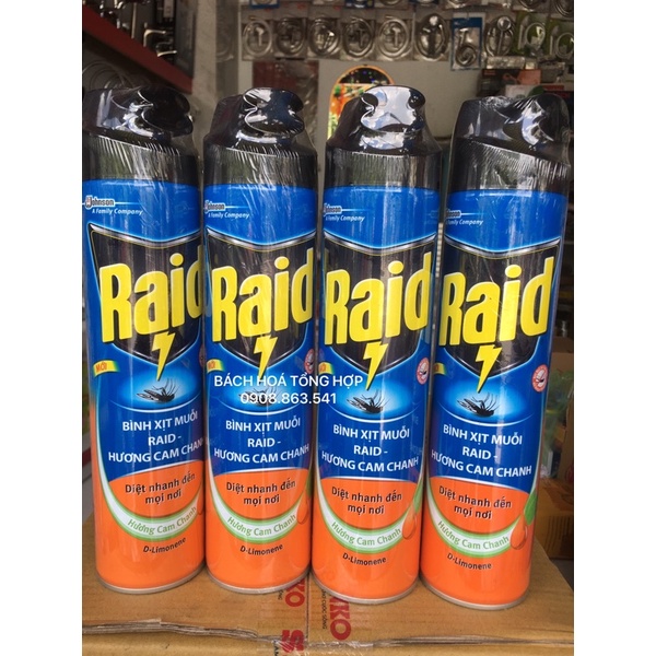 Xịt Muỗi Raid 600ml