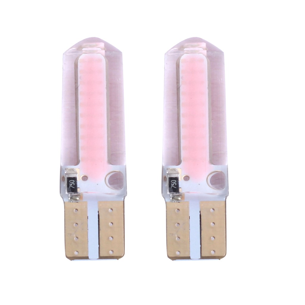 Bộ 2 led silicon gắn xe máy (3cm-hồng sen)