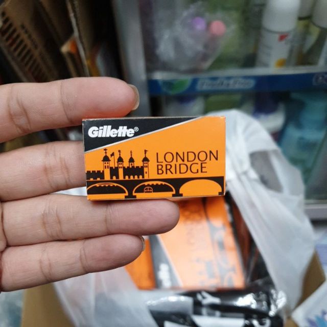 Dao lam Gillette London  Hộp 5 Lưỡi - Lưỡi lẻ