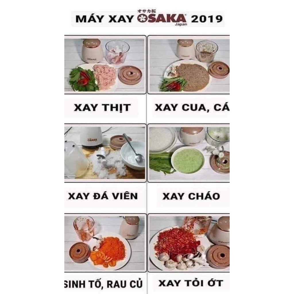 MÁY XAY SINH TỐ, XAY THỊT OSAKA ĐA NĂNG