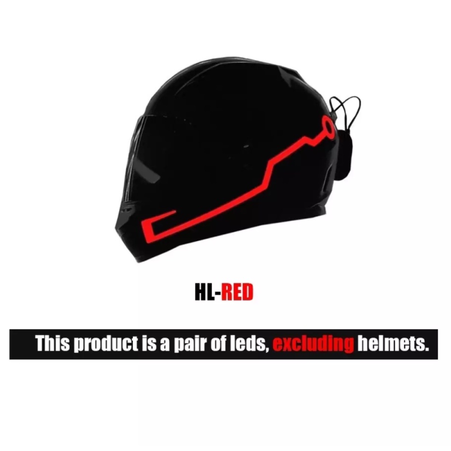Bộ 4 Đèn LED Cảnh Báo Ánh Sáng Lạnh Chống Thấm Nước Gắn Mũ Bảo Hiểm Cho Xe Đạp / Xe Máy
