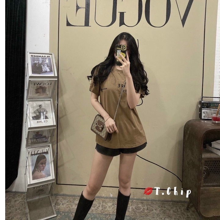 [ Hàng Chuẩn ] Áo Thun Nữ Quảng Châu Chất Mềm Mịn Mát Unisex