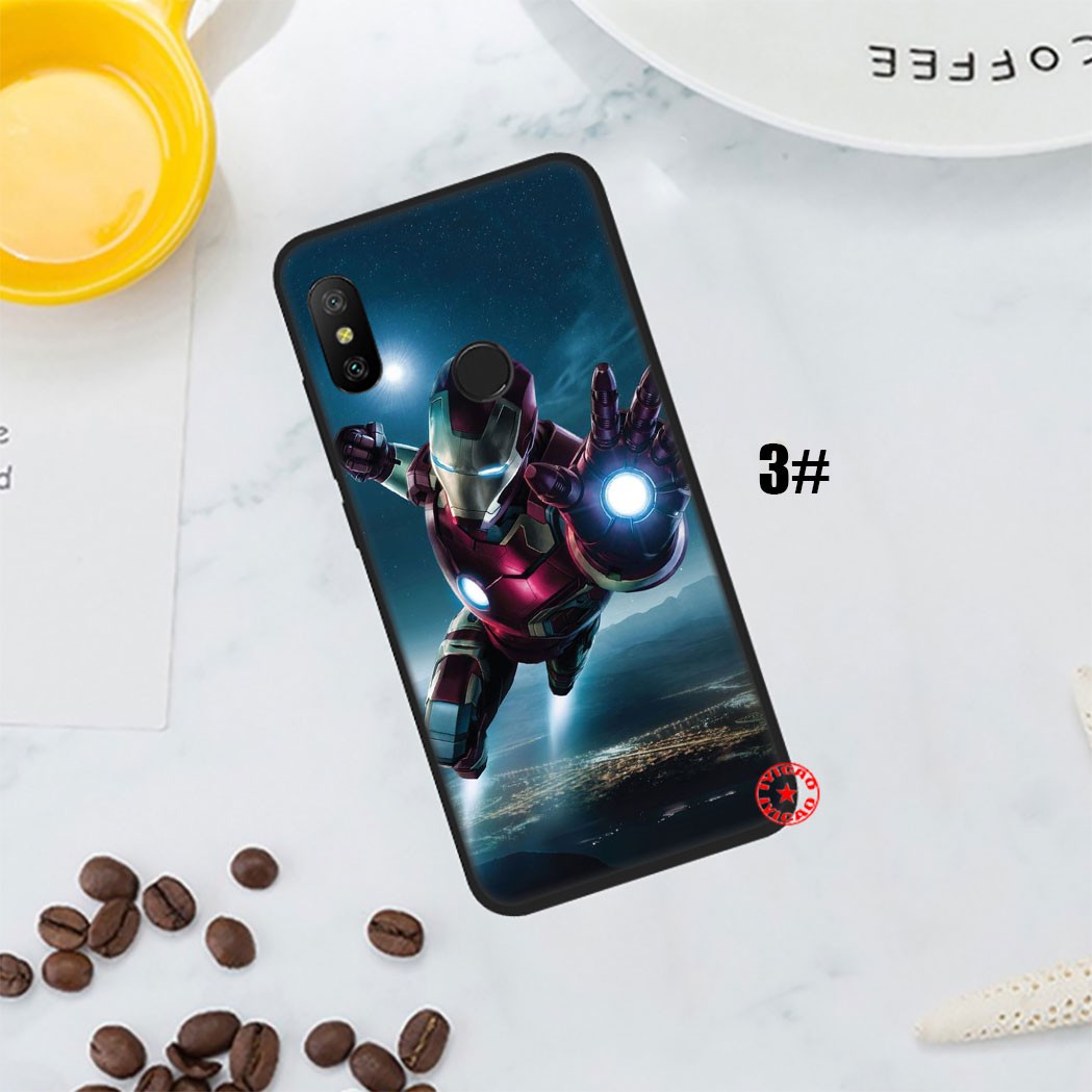 Ốp Lưng Silicone Mềm Phong Cách Iron Man Cho Xiaomi Redmi S2 Go 9a 8a 7a 6a 5a 4a 5 Plus 98qf