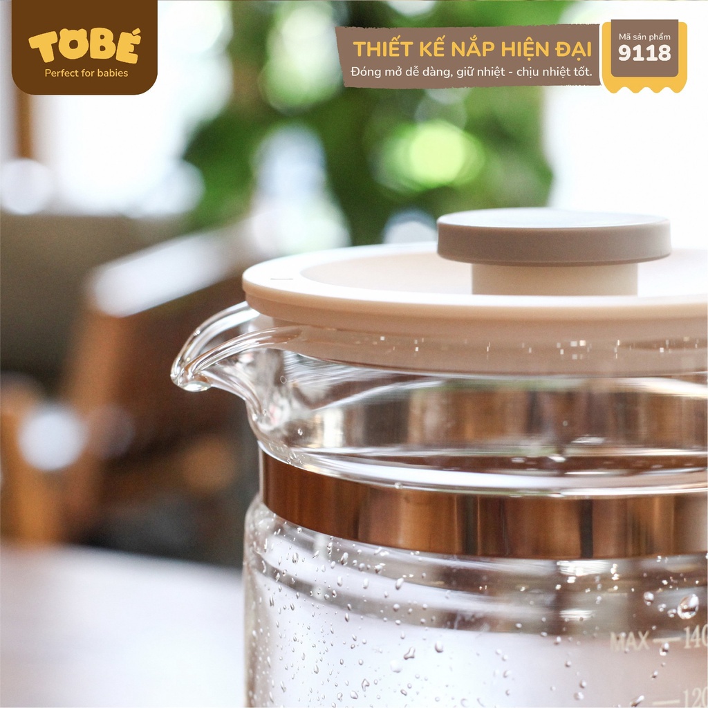 Máy đun và hâm nước pha sữa Speedy 01 Tobé dung tích 1.4L, khử Clo tồn dư trong nước chỉ trong 5 phút an toàn tiện lợi