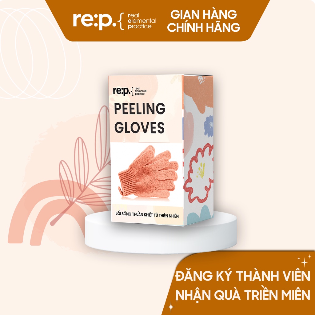 Găng Tay Tắm Tẩy Da Chết Re:p 1 Cái / Hộp