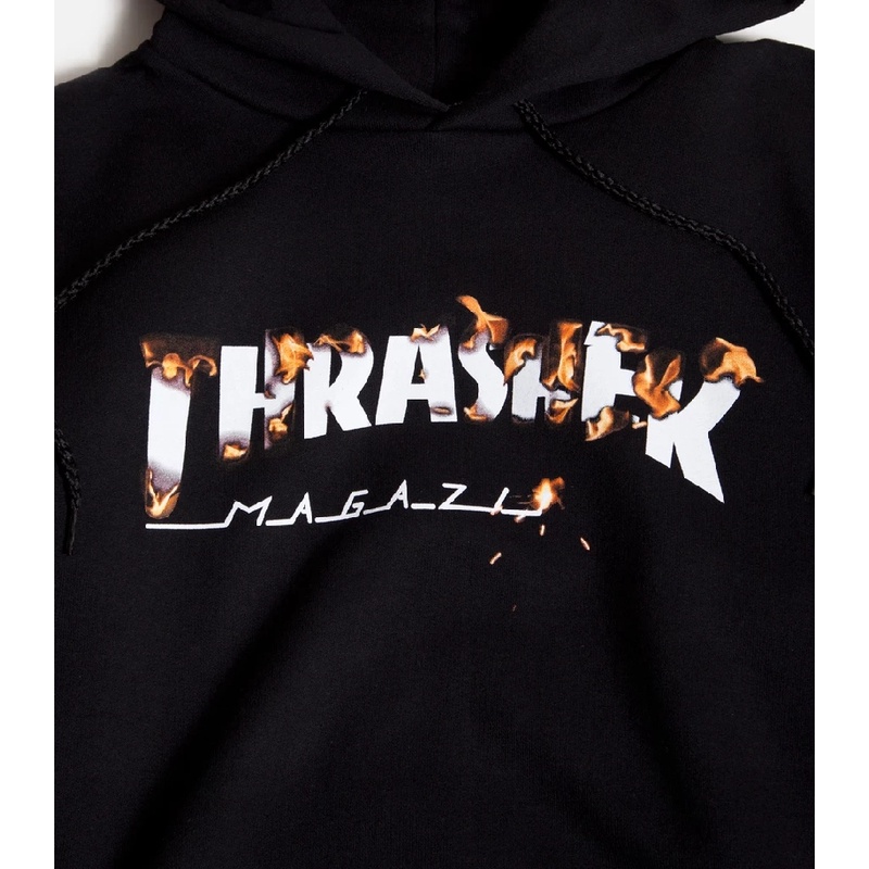 Áo Hoodie In Chữ Thrasher Cổ Điển Dễ Phối Đồ Cho Nam Và Nữ # Tw04