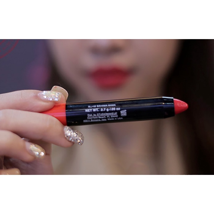 Son Studio makeup Smooth Color Lip Crayon (Mỹ) - SLJ-02 Bahama mama (Mỹ)