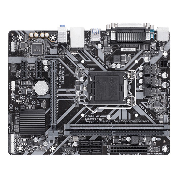 Main Gigabyte H310M-DS2 (Chipset Intel H310/ Socket LGA1151/ VGA onboard)