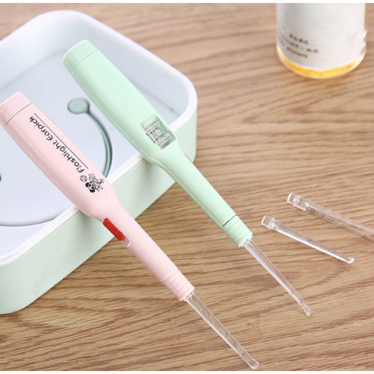 Dụng cụ ráy tai ba đầu hình thú dễ thương