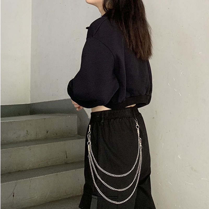 Phụ Kiện Dây Xích Kim Loại Đeo Hông Phong Cách Hiphop Cá Tính