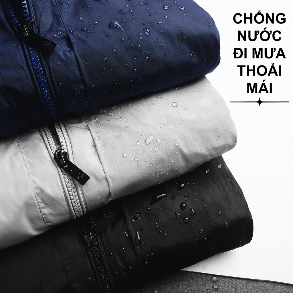 Áo khoác Masimo Duti Áo khoác gió bomber jacket nam 2 lớp dày dặn MS, chần bông, chống thấm nước chống bụi cao cấp