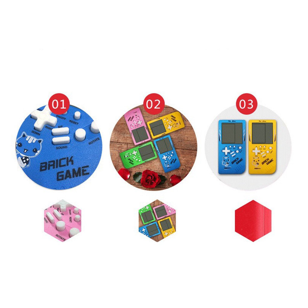 Máy chơi Game cầm tay Tetris cổ điển cho trẻ em