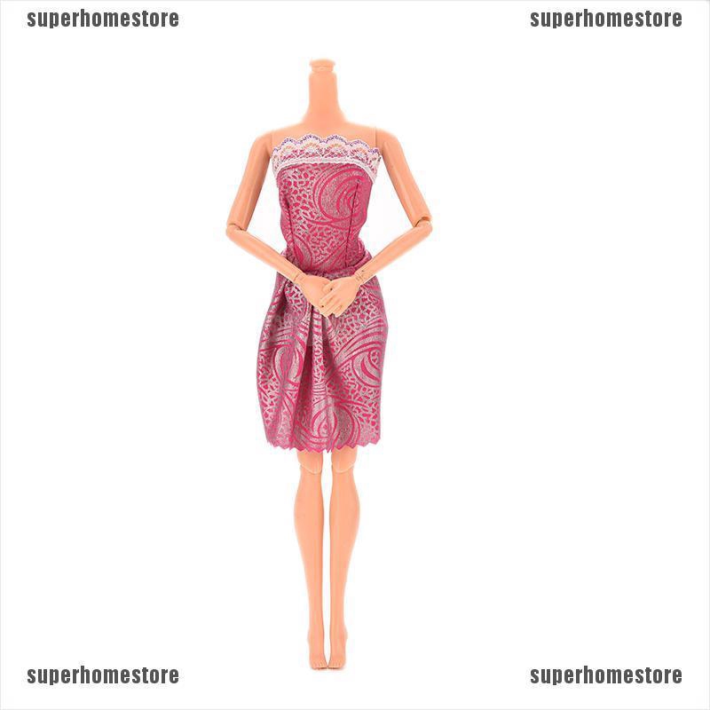 Bộ 10 đầm búp bê thời trang làm thủ công cho bé gái