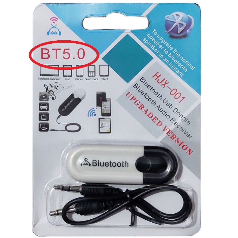 USB Bluetooth BT DONGLE HJX-001 Dùng cho amply karaoke, Mixer, Lọc xì Equalizer, Vang, Nâng tiếng, Loa vi tính Chuẩn