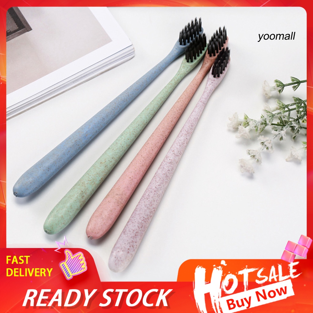 [Hàng mới về] Bàn Chải Đánh Răng Than Tre Lông Mềm Cho Người Lớn