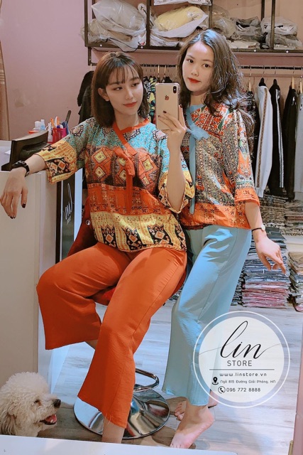 BỘ PHẬT TỬ HOẠ TIẾT CỔ CHÉO | BigBuy360 - bigbuy360.vn