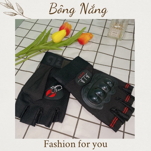 Bao tay đi phượt, găng tay đi xe máy có gù bảo vệ