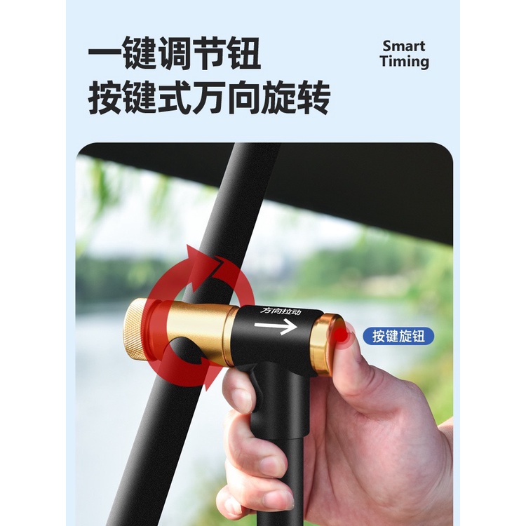 Ô câu cá zhaoyu khớp 360 độ khổ 2m2 và 2m4