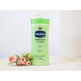 Dưỡng Thể Vaseline Intensive Care Aloe Soothe 725ml