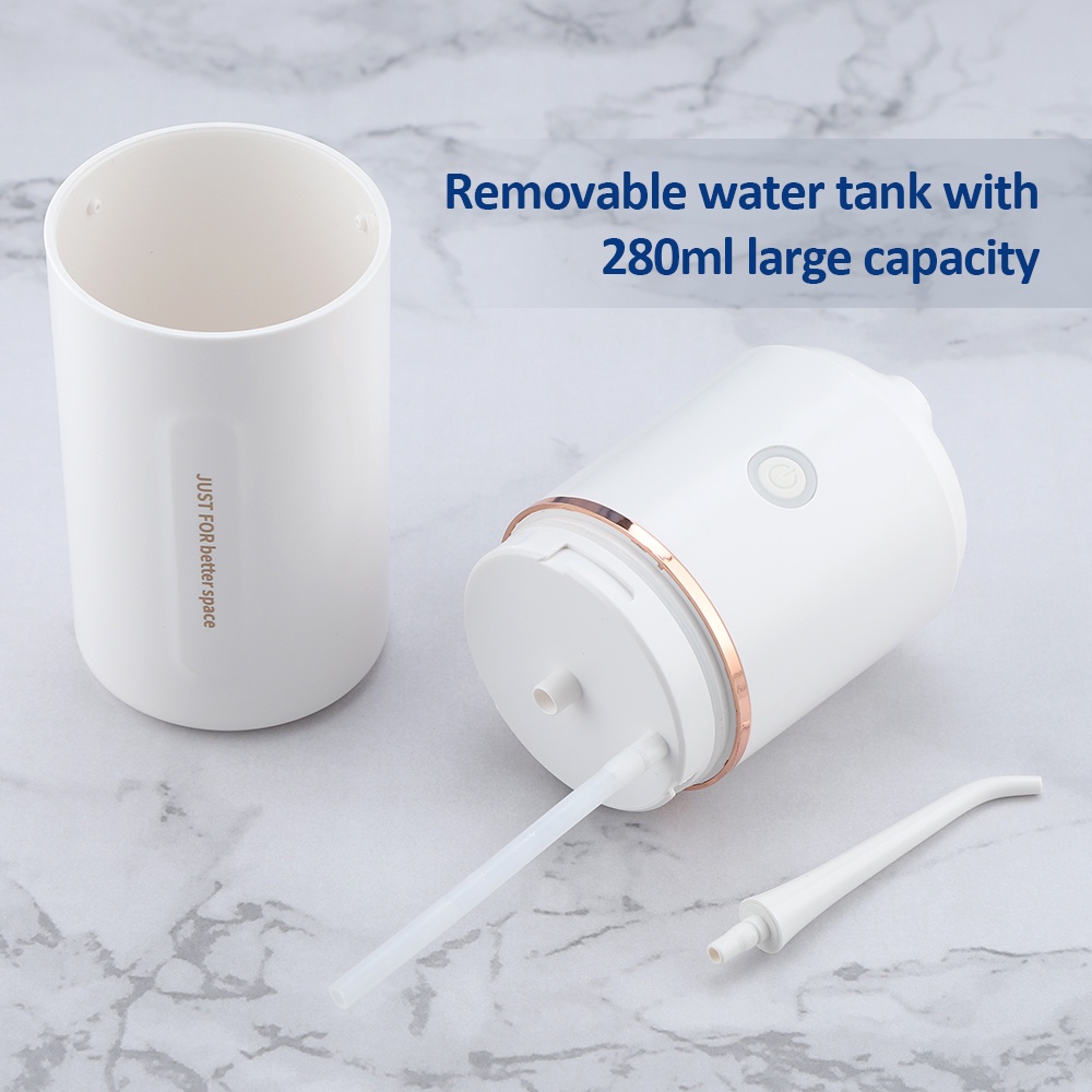 Máy tăm nước Enchen Mint 3 cầm tay với 3 đầu phun và 3 chế độ xịt, vệ sinh sạch răng miệng