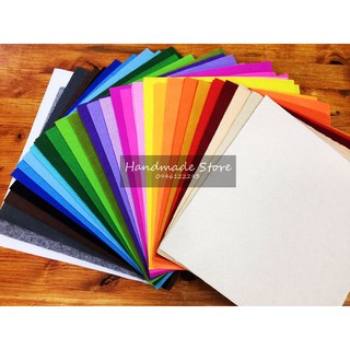COMBO vải dạ 30*30cm (khoảng 30 màu)