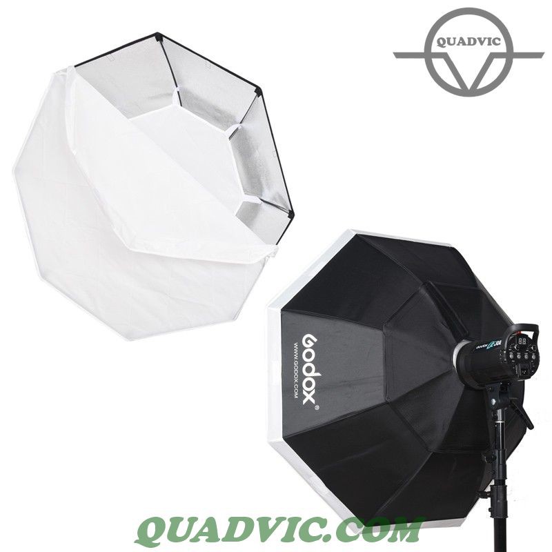 Softbox Godox bát giác 80cm làm mềm ánh sáng Studio chụp hình N00236 Quadvic.com