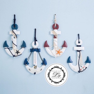 Mỏ neo treo tường trang trí,mỏ neo chụp ảnh phong cách biển địa trung hải