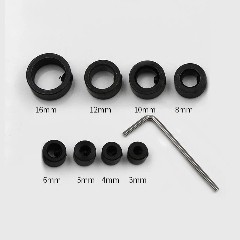 Bộ 8 Vòng Cố Định Mũi Khoan Gỗ 3-16mm
