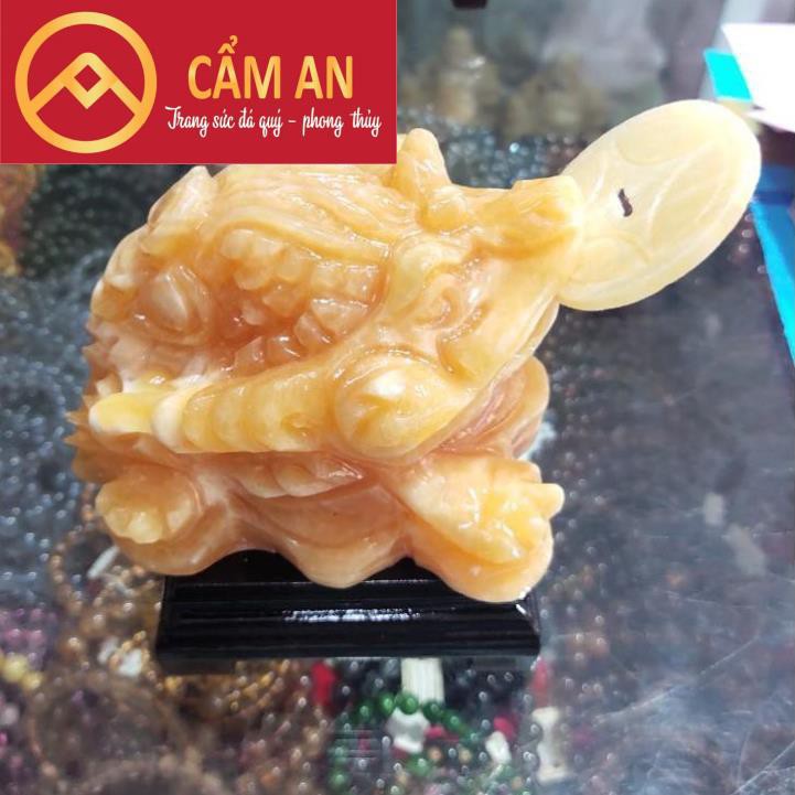 CÓC THIỀM THỪ NGẬM TIỀN TÀI LỘC ĐÁ NGỌC HOÀNG LONG 1.5 kg