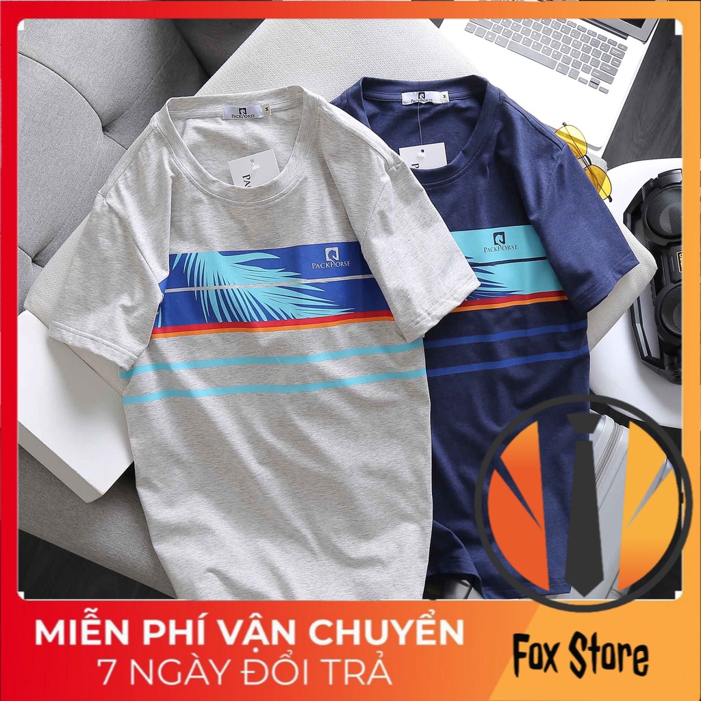Áo thun nam cổ tròn PackHorse Forward chất vải cotton 100% mát mền mịn, độ co giãn cao.[HỖ TRỢ ĐỔI SIZE]