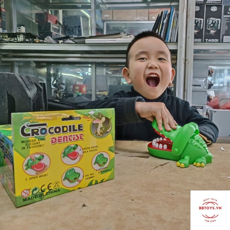 Đồ chơi khám răng cá sấu siêu vui nhộn (BBTOYS: 27)