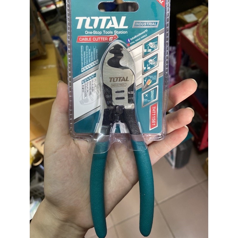 Kềm cắt cáp điện 6&quot; THT11561 TOTAL