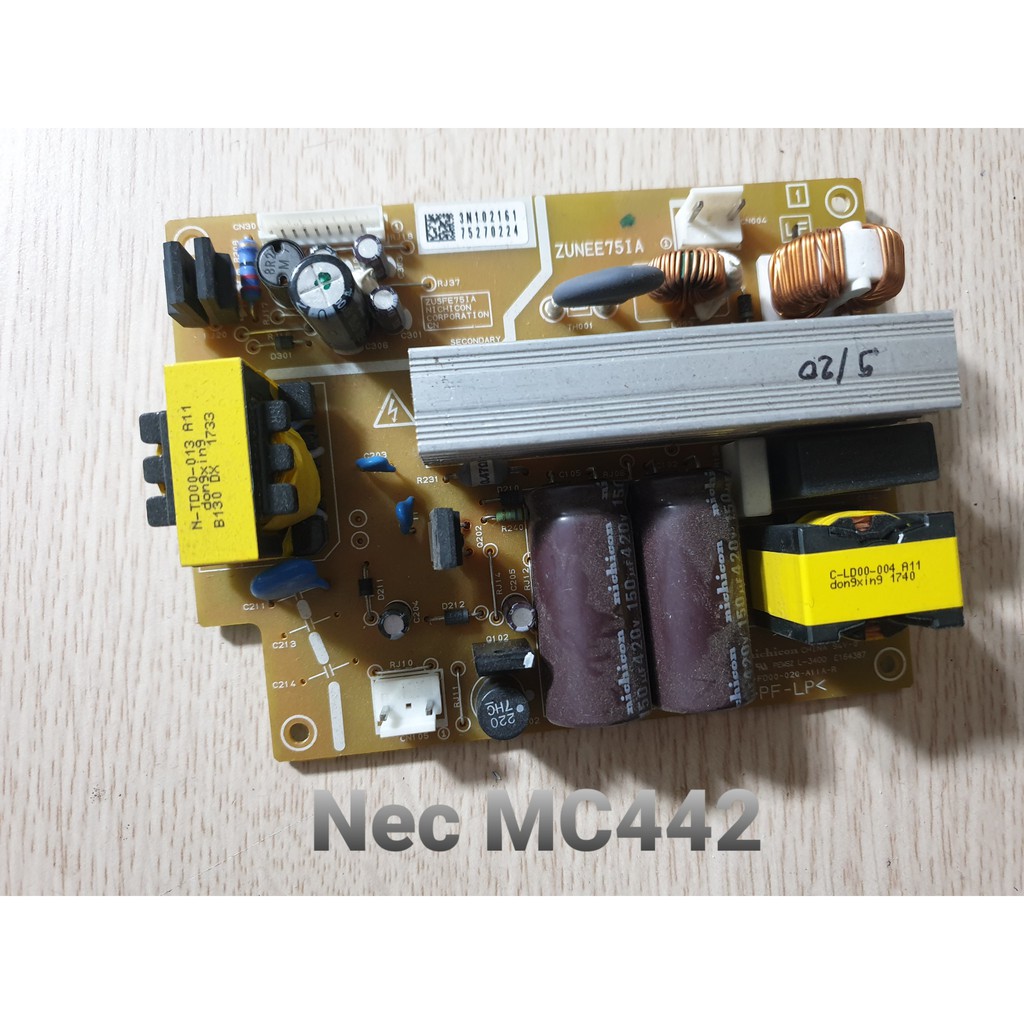 Bo nguồn máy chiếu Nec MC371. Vici phân phối bo mạch máy chiếu chính hãng, linh kiện máy chiếu các hãng.