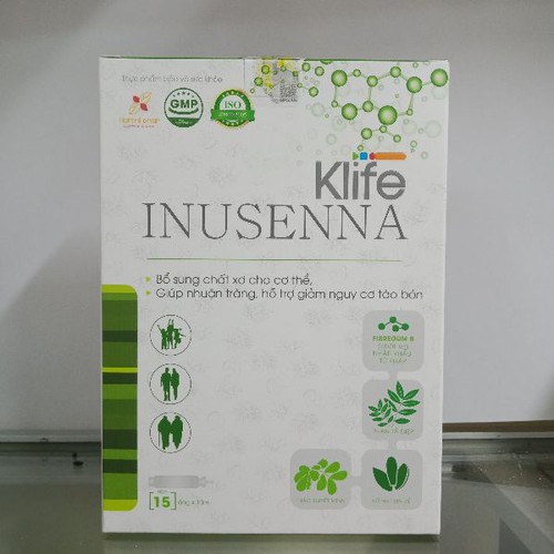 Klife Inusenna Bổ Sung Chất Xơ, Nhuận Tràng Hộp 15 Ống X 10ml