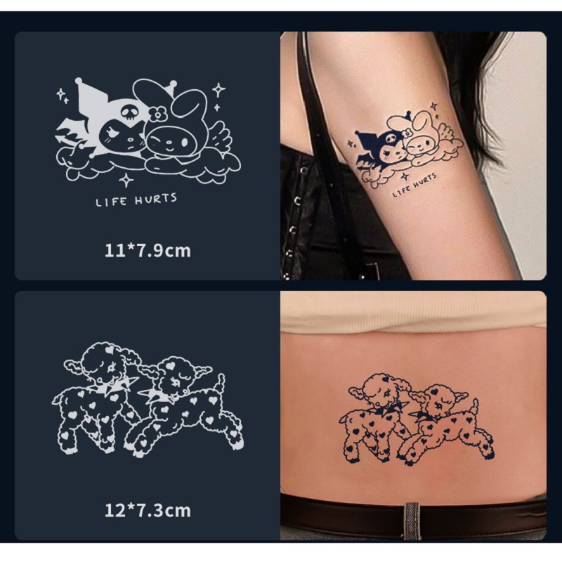 Bộ 29 hình xăm dán tạm thời 8x10 cm chống thấm nước có thể kéo dài đến 15 ngày JIAMIN Magic Tattoo