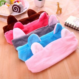 Băng đô vải màu hồng PKT2